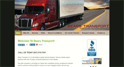 Desktop Screenshot of bearstransport.com